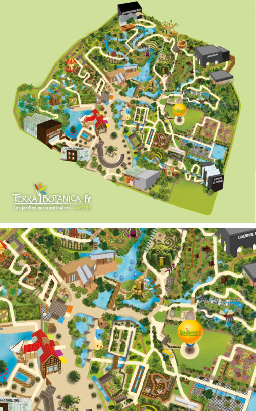 plan cartographie parc tourisme végétal magaliac