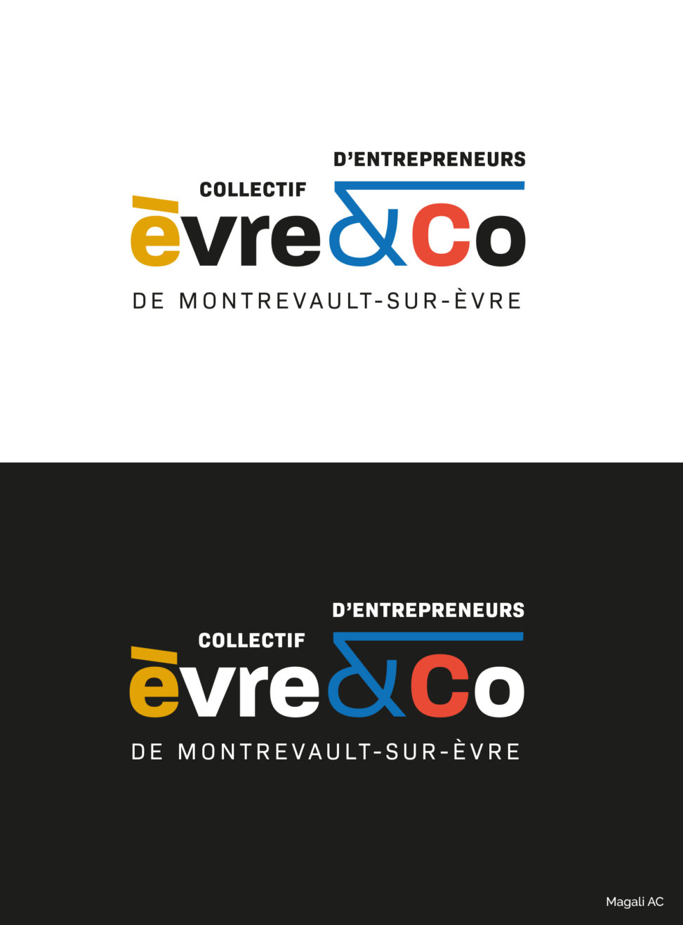 logo identité visuelle collectif entrepreneurs territoire bassin économique couleurs richesse diversité économique Montrevault-sur-Èvre Les Mauges graphiste Angers